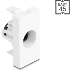 DELOCK Easy 45 Modul TOSLINK Buchse zu Buchse weiß
