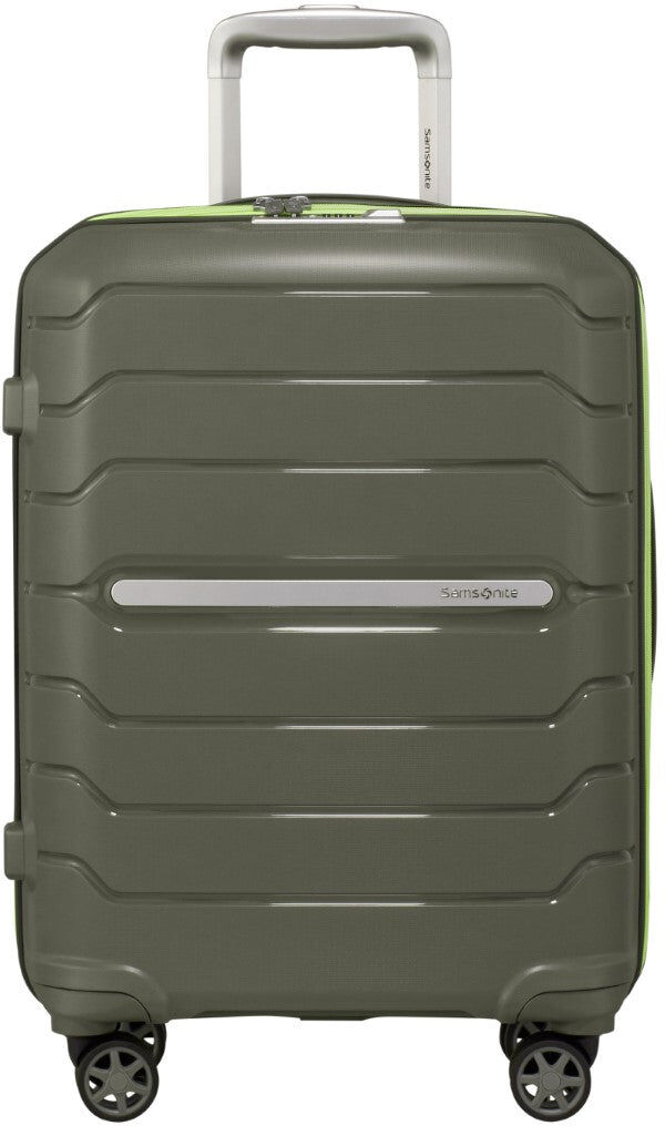 Samsonite Flux 55cm 4-Wheel Expandable Cabin Case - Dark Olive