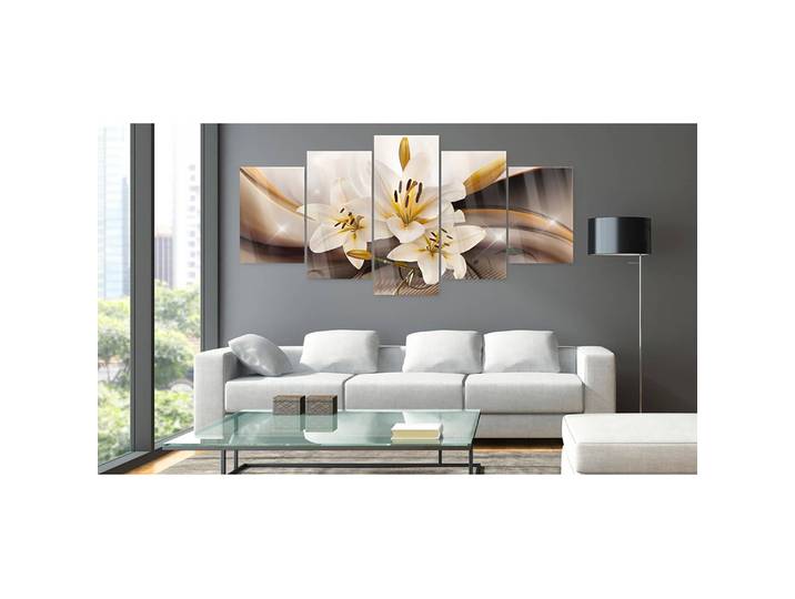 Tableau déco plexiglas Shiny Lily Tableau déco plexiglas Marron 200 x 100cm