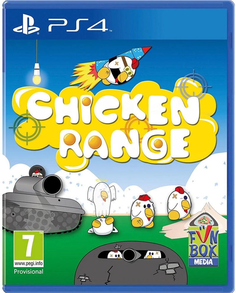 Funbox Media Chicken Range for PlayStation 4 (Disc) - Arcade Shooting Game - PlayStation 4