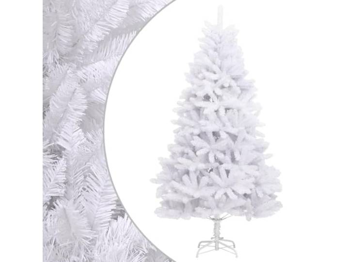 vidaXL Kunstkerstboom met scharnieren met standaard 270 cm wit
