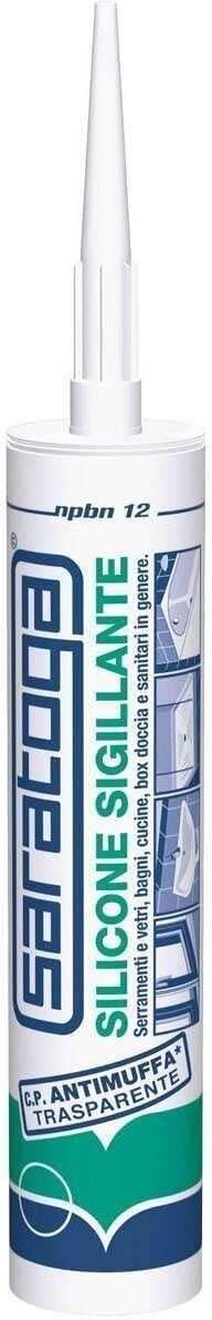 no brand Silicone Antimuffa Trasparente 280 ml