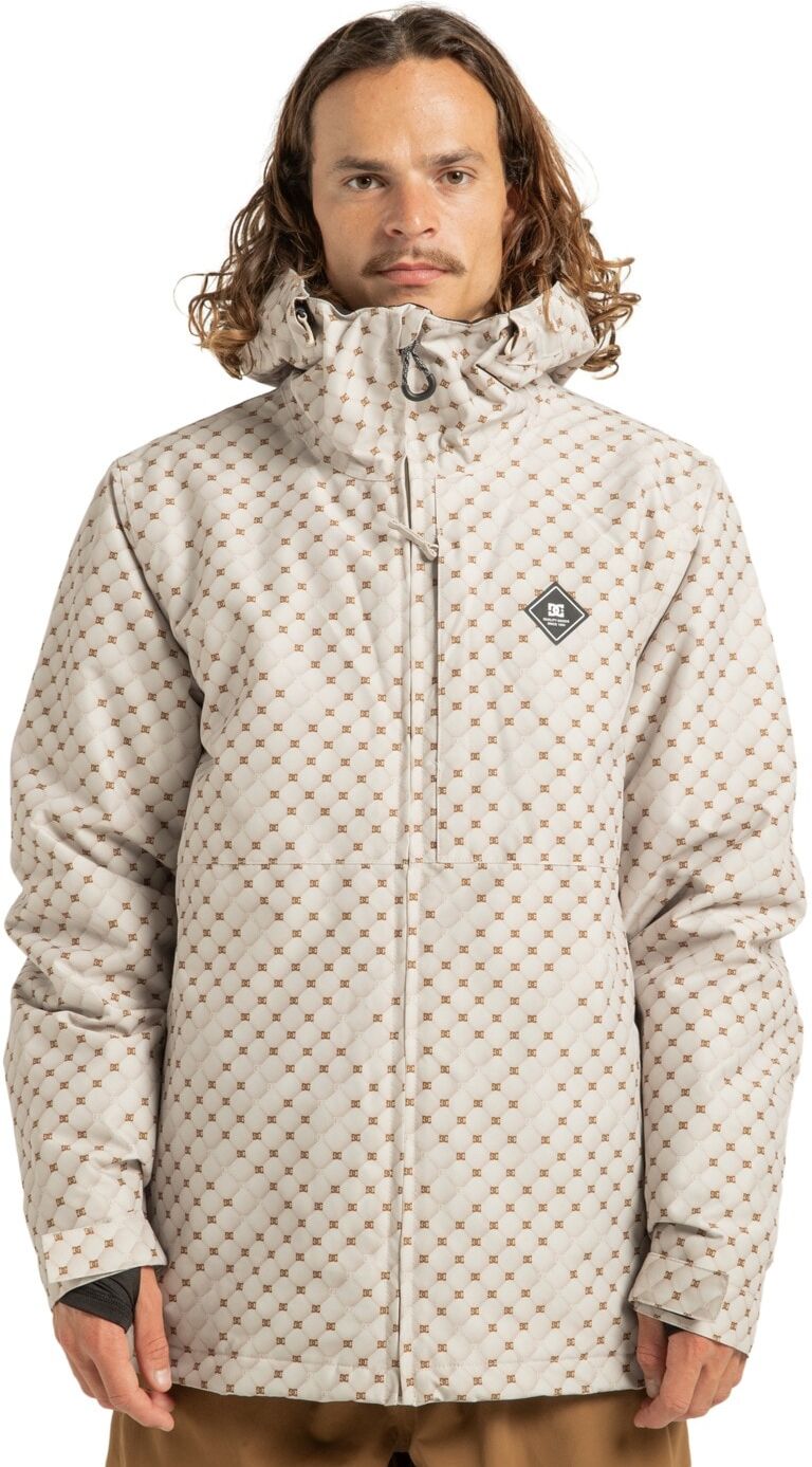 Snowboardjacke DC SHOES "Basis Print 10K", Herren, Gr. XL, micro dc, Obermaterial: 100% Polyester., Jacken Snowboardjacke micro dc XL