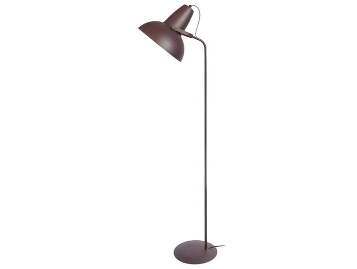 Lampadaire liseuse métal marron abat-jour marron