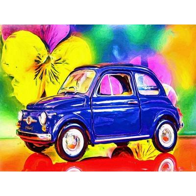 CALVENDO Puzzle Der Fiat Nuova 500 aus Italien wurde von 1957 bis 1975 gebaut. | 1000 Teile Lege-Größe 64 × 48 cm Foto-Puzzle für glückliche Stunden