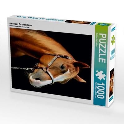 CALVENDO Puzzle American Quarter Horse | 1000 Teile Lege-Größe 64 × 48 cm Foto-Puzzle für glückliche Stunden
