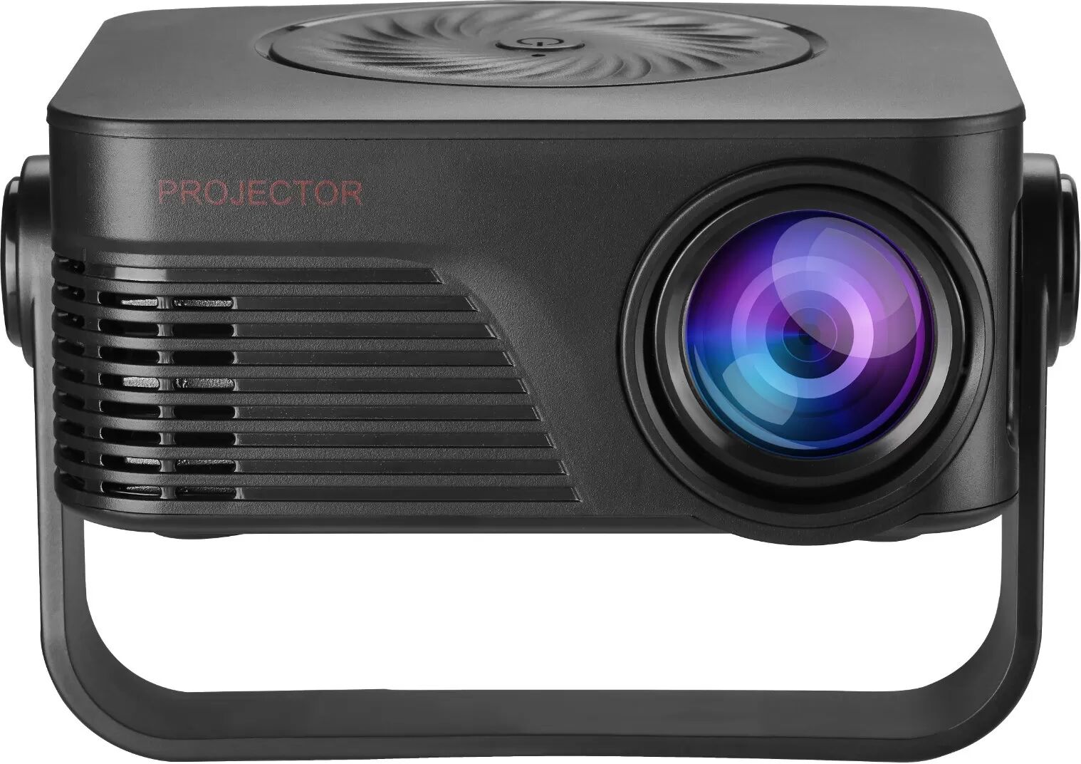 INF Tragbarer Heimprojektor mit WLAN & 3D-Unterstützung, 1080P-Dekodierung Schwarz