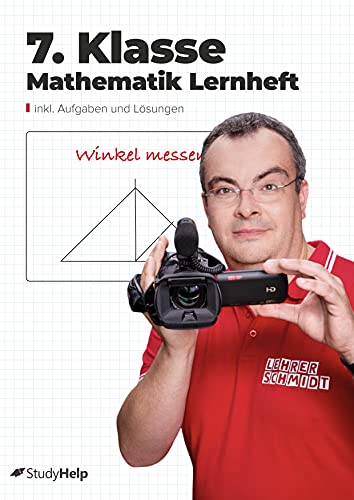 Marc Schulz - 7. Klasse Mathematik Lernheft: StudyHelp und Lehrer Schmidt (Mathe mit Lehrer Schmidt: inklusive Lernvideos) - Preis vom 30.09.2026 09:01:18 h