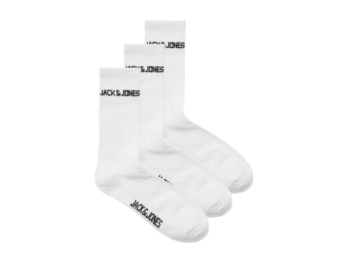 JACK&JONES Additionals Jacmelvin Chaussettes de tennis Lot de 3 Élastiques