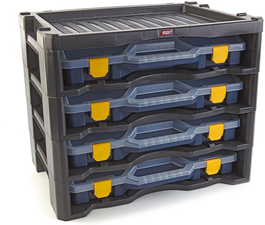 Tayg Assortimentsdoos / Multibox 2 Blauw