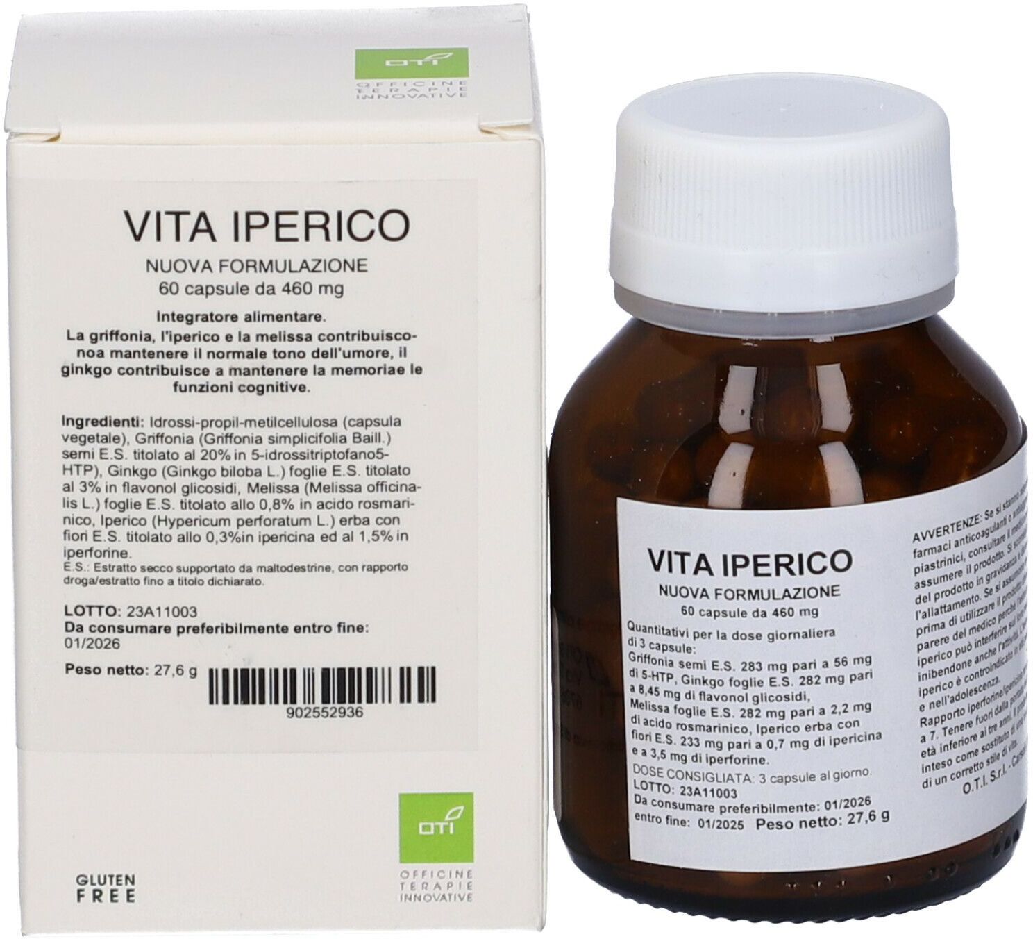 Oti Vita Iperico Nf 60 Capsule