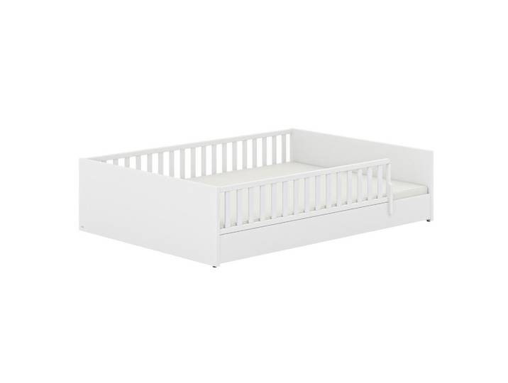 Paidi Bodenbett, Weiss, Holzwerkstoff, 140x200 cm, Blauer Engel, Goldenes M, In verschiedenen Grössen erhältlich, bodentiefer Einstieg, Baby- und Kindermöbel, Kinderzimmer & Jugendzimmer, Kinderbetten, Bodenbett