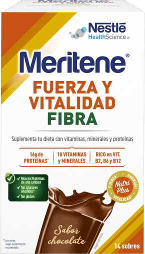 Meritene Chocolate Fiber 14x35 gr 35 gr