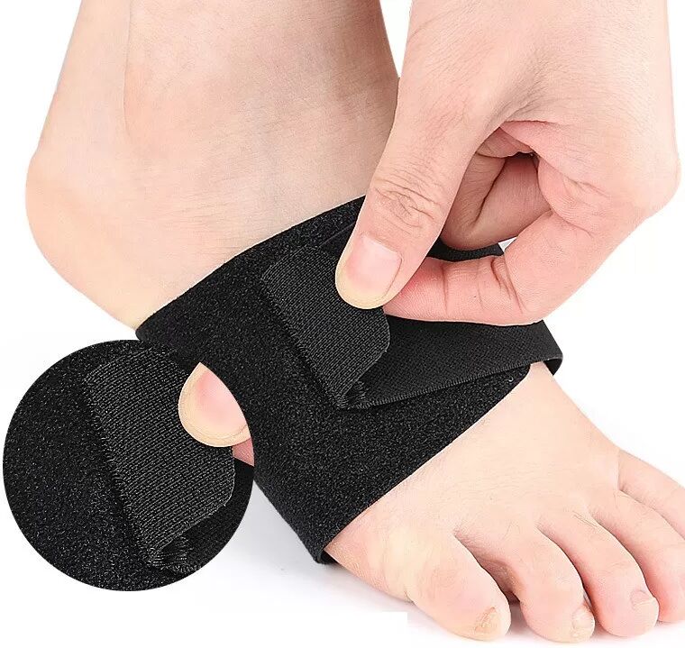 INF Verstellbare Bandage Fußgewölbe Stütze - Orthopädische Einlagen für Plattfüße