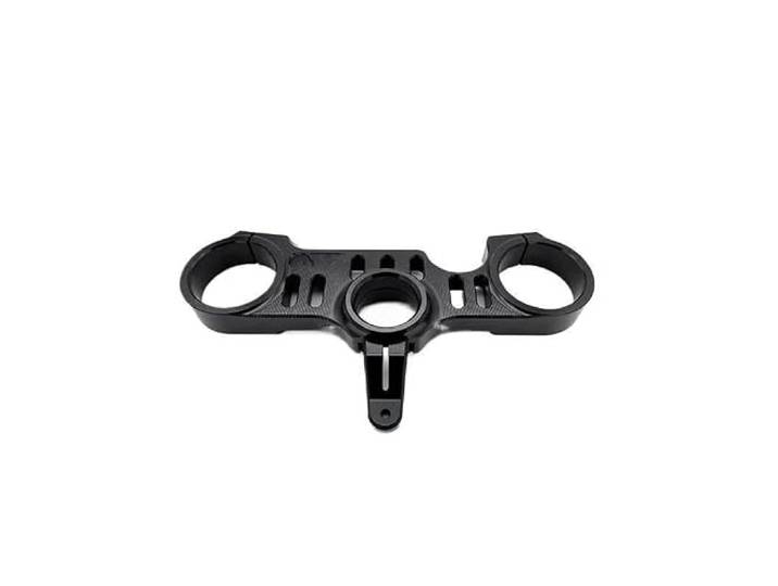 Obere Gabelbrücke， Für QJMOTOR SRK 921RR Teile Motorrad CNC Gabel Senkung Triple Tree Front End Obere Klemme Gabelführung Gabelbrücke，(TripleTree-Black)