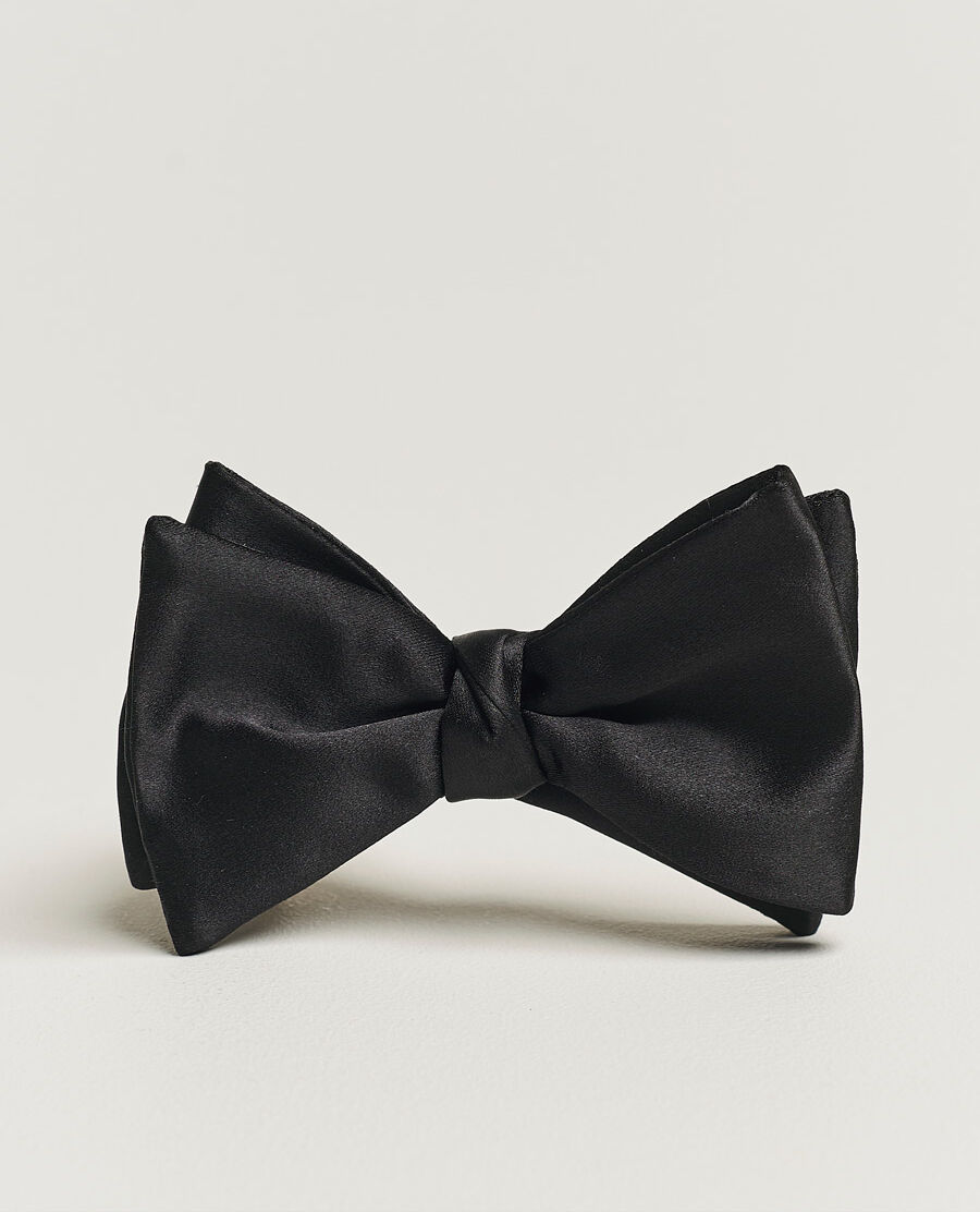 Eton Self-Tie Silk Bow Tie Black men One size Sort