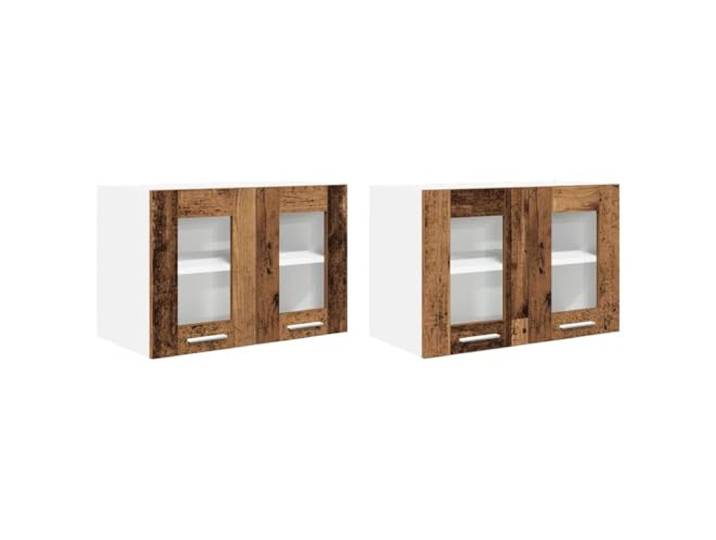 RJPLMFV Wandschrank, 2 Türen, Holz, 60 x 31 x 40 cm Küchenaufbewahrung, modernes Design, leicht zu reinigen, für Utensilien und Töpfe