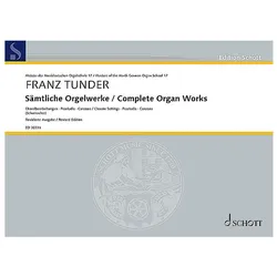 Sämtliche Orgelwerke, Fachbücher von Franz Tunder