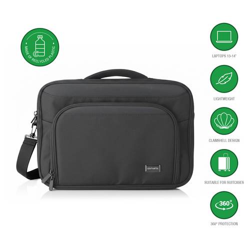 4Smarts Notebook Tasche Passend für maximal: 35,6cm (14") Schwarz