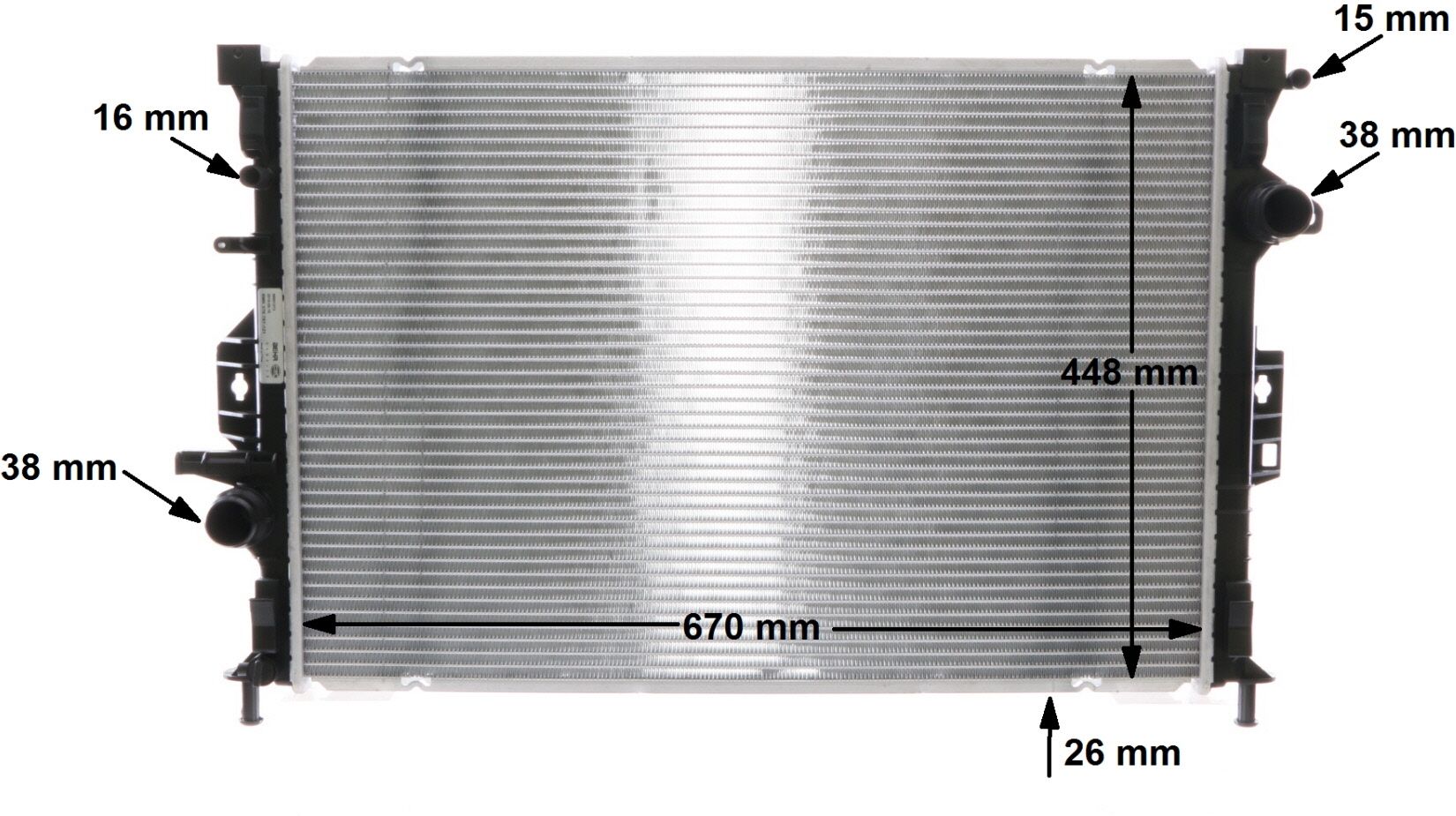 Mahle Kühler, Motorkühlung Cr1748000s Für Ford Volvo Asia & Oceania Land Rover