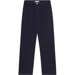 KnowledgeCotton Apparel, Herren, Outdoorhose, Flint 5-Pocket Raw Twill (W30/L32), Blau