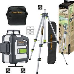 Laserliner CompactPlane-Laser 3G Set 150 Dreidimensionaler Laser inkl. Tasche, inkl. Stativ Reichweite (max.): 30 m 036.299E