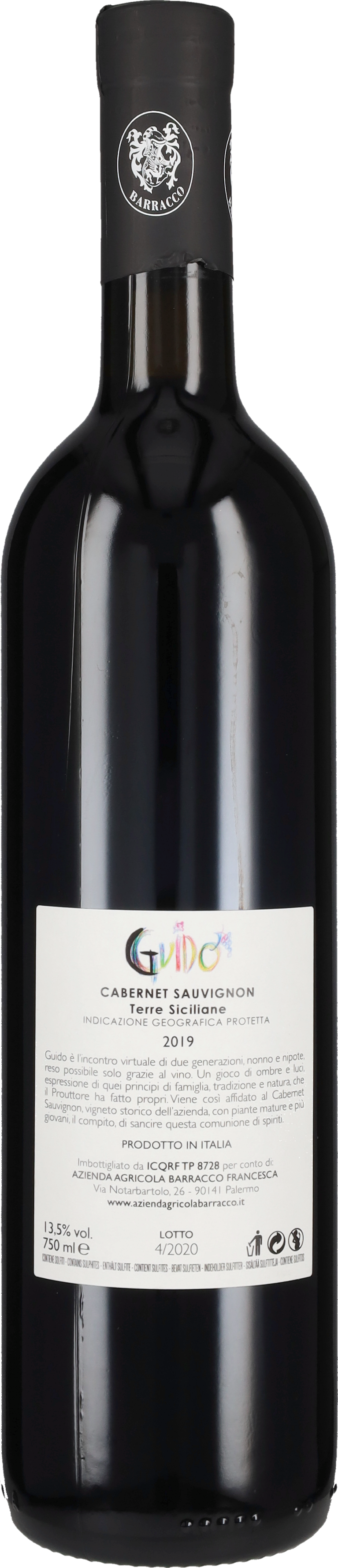 Barracco Francesca Cabernet Sauvignon 'Guido' Barracco 2019
