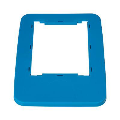 Deckelrahmen Probbax, für Wertstoffsammler Serie MixMatch mit Volumen 60 und 80 l, L 325 x B 455 x H 20 mm, Polypropylen, blau