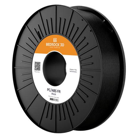 Bedrock 3D PC-4718a075 PC/ABS FR Black 1.75 mm 750 g Filament PC-ABS 1.75 mm 75 (PC, 750 g, 1.75 mm) (PC-4718a075)