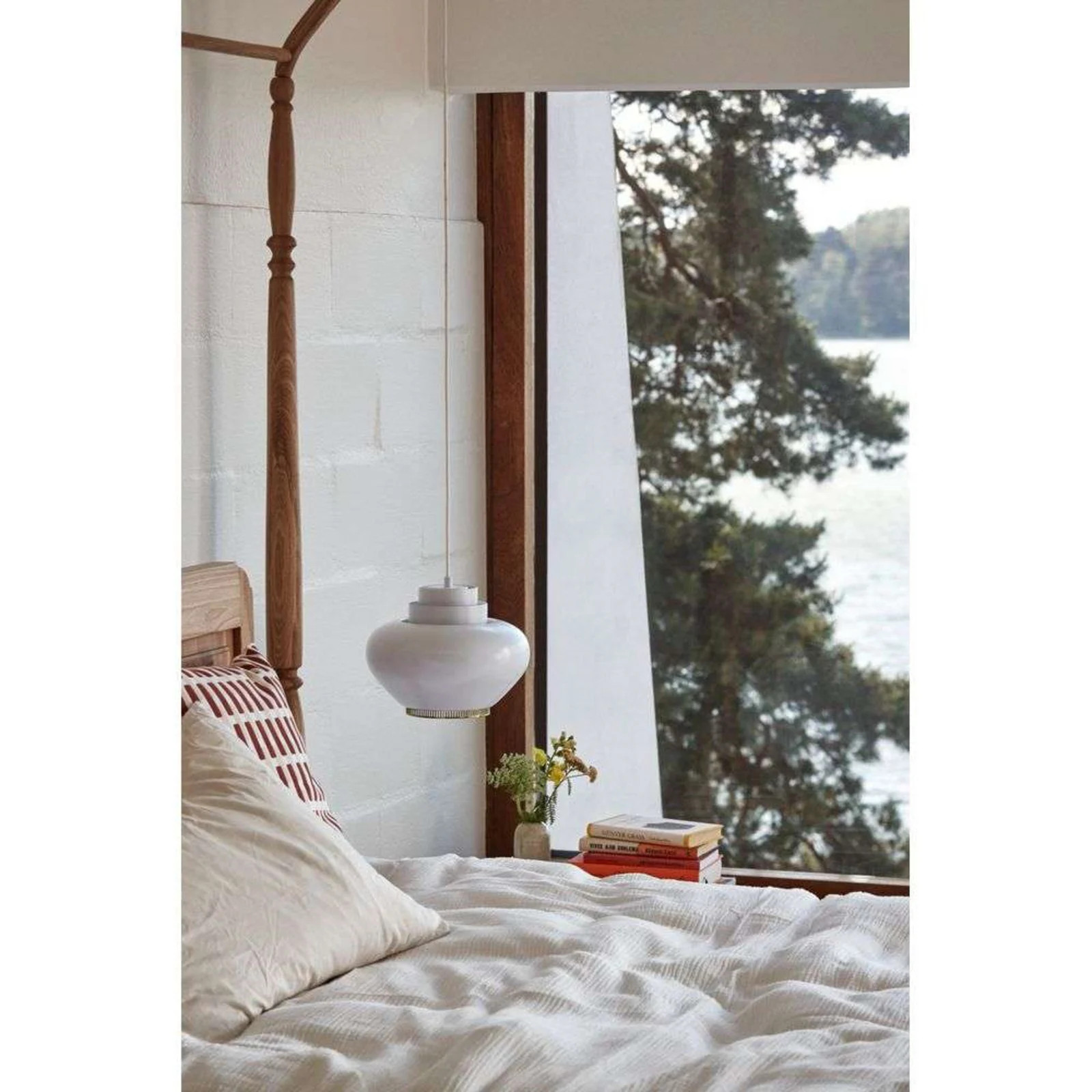 Artek A333 Turnip Hanglamp Wit/Messing