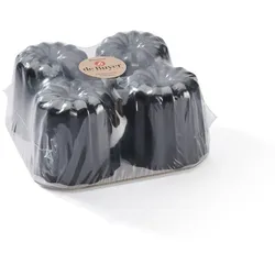 de buyer 4-tlg. set gezackte kuchenform  canelés ø5.5 1 stück