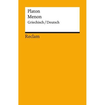 Menon, Taschenbuch von Platon, Reclam, Philipp, 978-3-15-014197-7