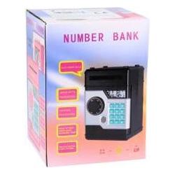 Lean Toys Elektronischer Geldautomat mit Gold-PIN (Geldscheinprüfer, Münzzähler) (68757672)