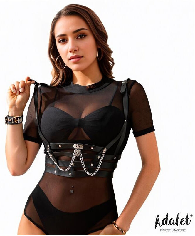 ADALET LINGERIE Harnais de poitrine chaîne Thalia taille unique