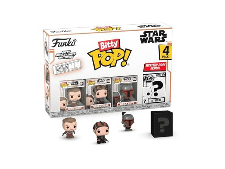 Bitty POP! - Star Wars: The Mandalorian - Marshal - 4-Pack w/display + Mystery Mini Figure /75453