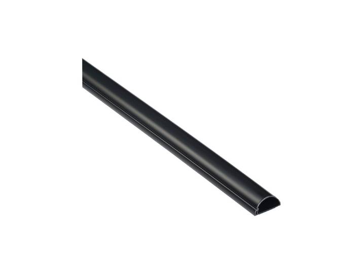 Kabelkanal D-Line halbrund 20x10mm 2m schwarz