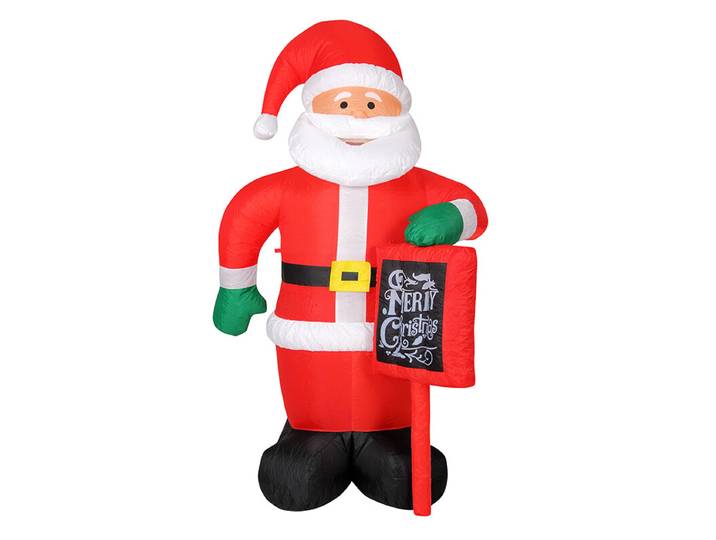 JORDAN&JUDY Item 180 cm Kerstman met bord