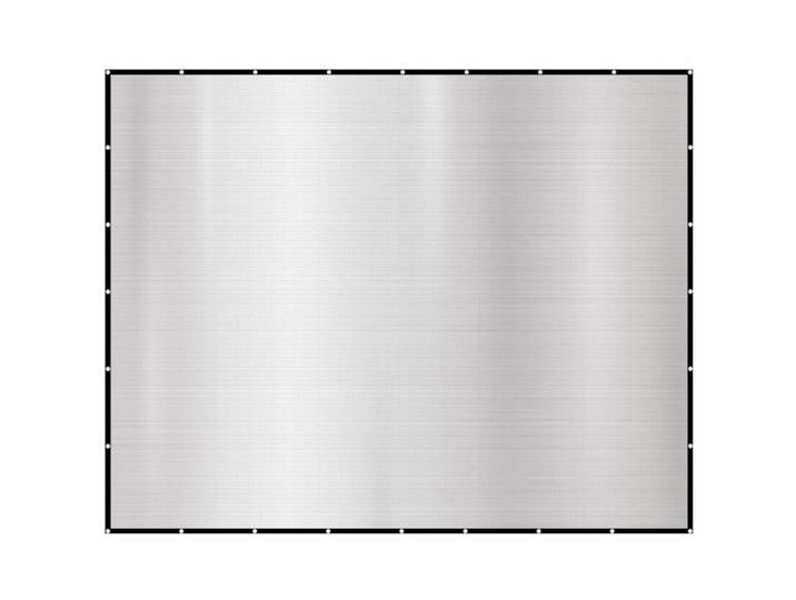 Amanka Aluminium-Schattennetz 3/4 m, Silberfarben, Grau, Metall, Rechteckig, 400x300 cm, Sonnenschutz, Sonnenschirme