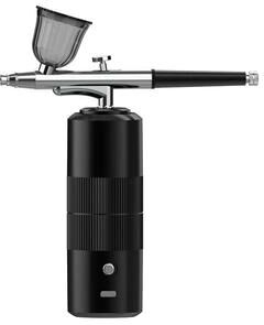 Inspire Select Cordless Nano Mist Fogger Machine ULV Atomizer Sprayer For Skin Hydration & Salon Facial Moisturizing Cold Spray Gun black