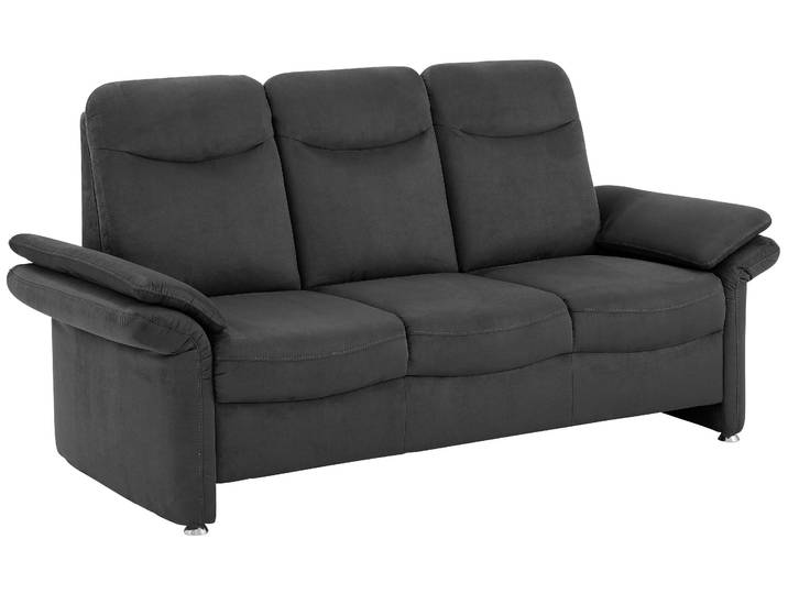 3-Sitzer HOME AFFAIRE Tahoma , grau (graphite), B:199cm H:103cm T:89cm, Sofas, 3-Sitzer, mit Armteilverstellung, Federkern