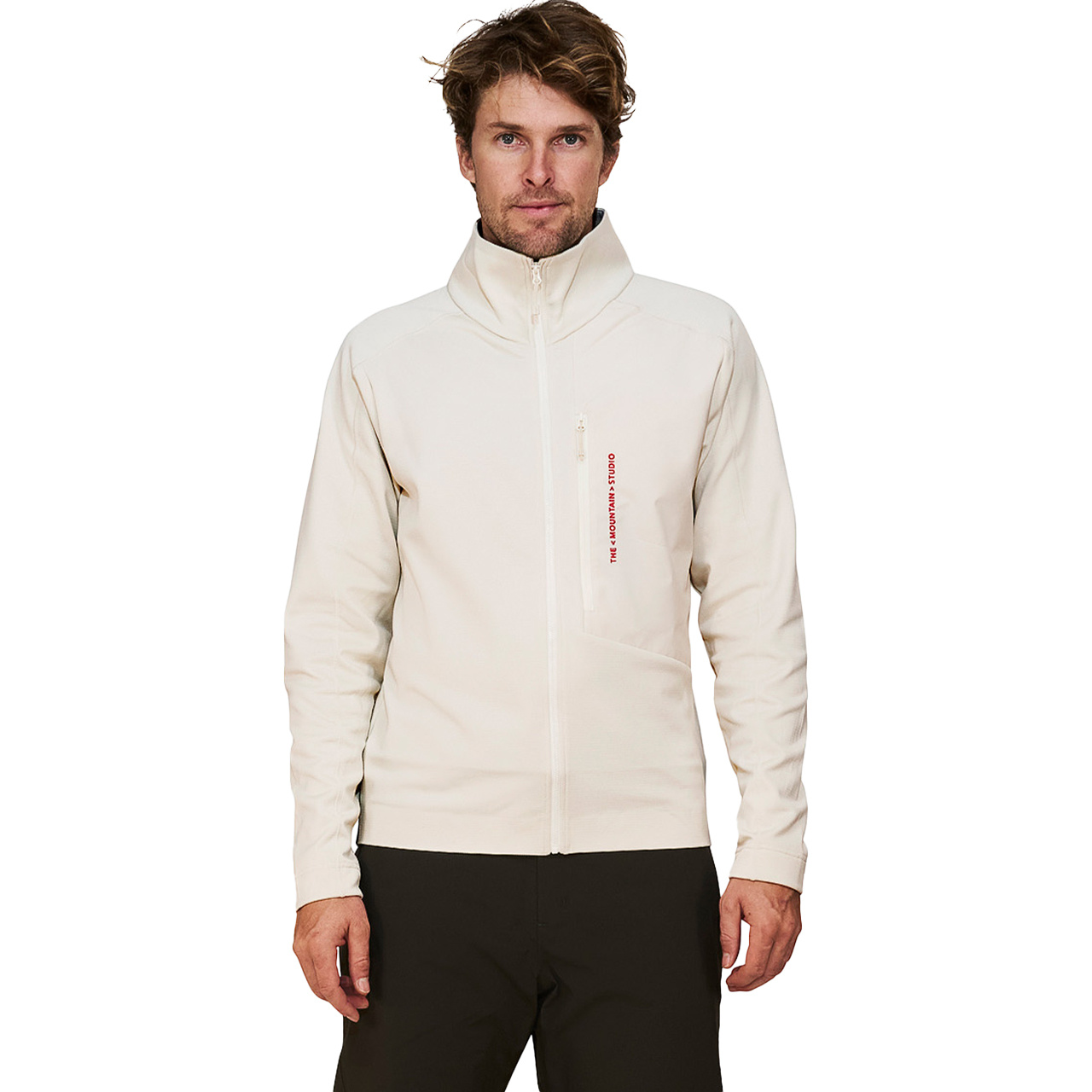 The Mountain Studio Herren Fleecejacke M-8 almond milk - L