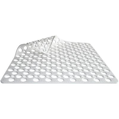 Duscheinlage BISCHOF "MASSAGE", weiß, B:53cm H:0,35cm L:53cm, Kunststoff, Wanneneinlagen, Duscheinlage