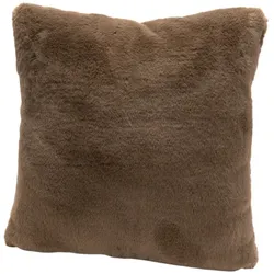 Kissen Luxe braun 50x50 - Quadrat Polyester Amadeus 50x9 cm