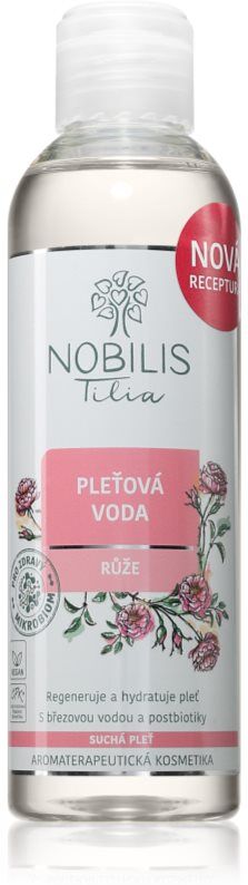 Nobilis Tilia Face Lotion Rose moisturising facial toner with anti-ageing effect 200 ml