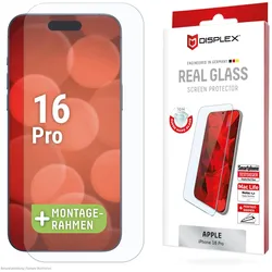 DISPLEX Panzerglas 2D/ Clear 10H für Apple iPhone 16 Pro