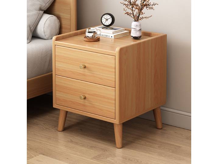 Table de chevet ménage petite chambre rangement armoire étroite armoire de chevet