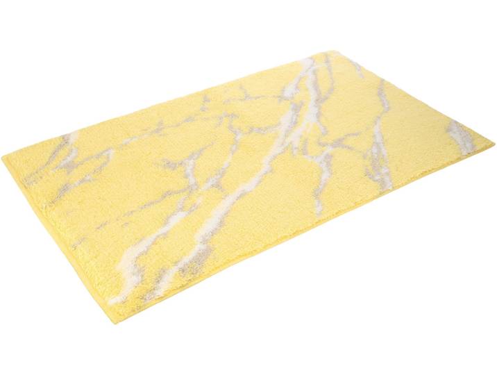 Badematte VOSSEN »Marble« , gelb (citro), H:16mm, Polyacryl, Badematten, Badematte