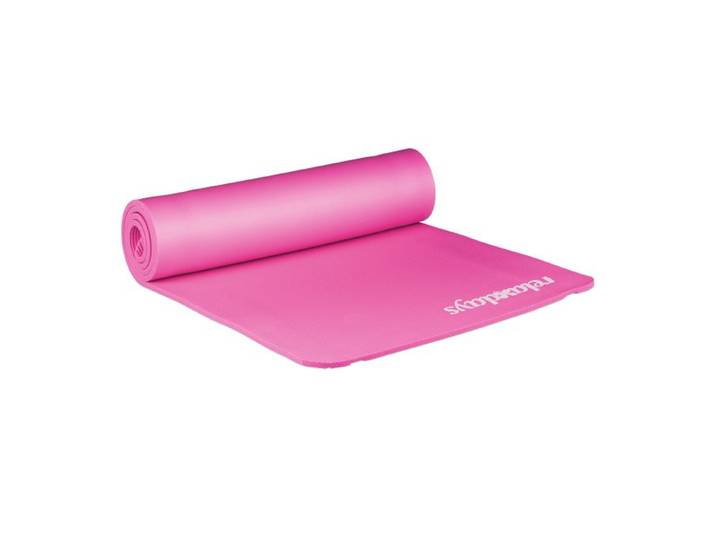 Relaxdays Lot de 2 tapis yoga 1 cm caoutchouc