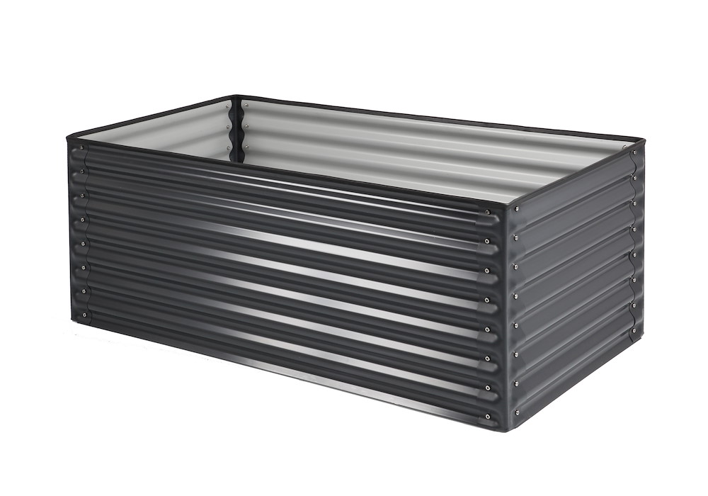 JUNGELMAR Pflanzkasten Welle Classic lackiert,150x60x60cm, anthr. 16956183