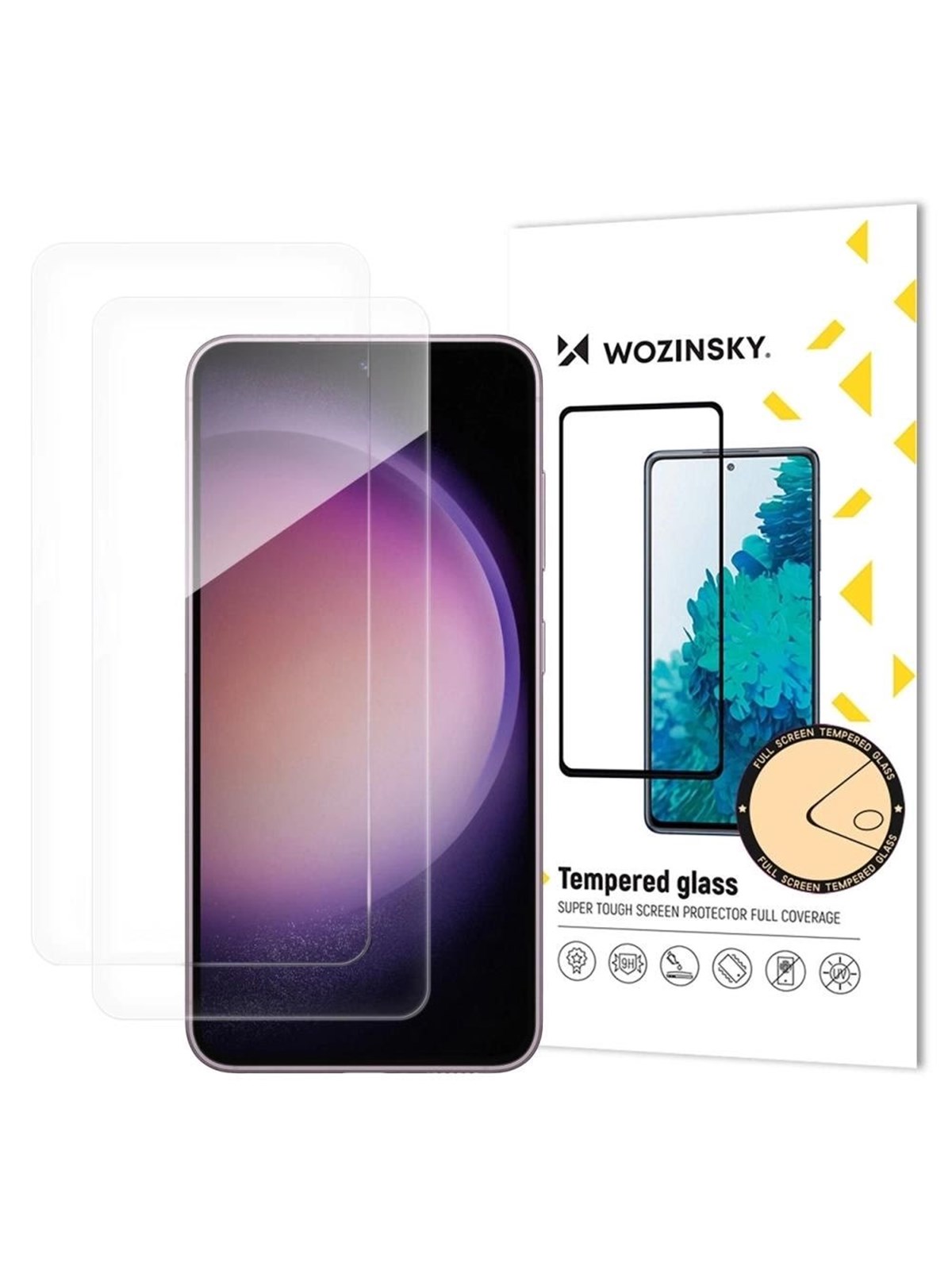 Wozinsky Tempered Glass Tempered Glass for Samsung Galaxy S26 Compatible with Fingerprint Reader 2 Pcs